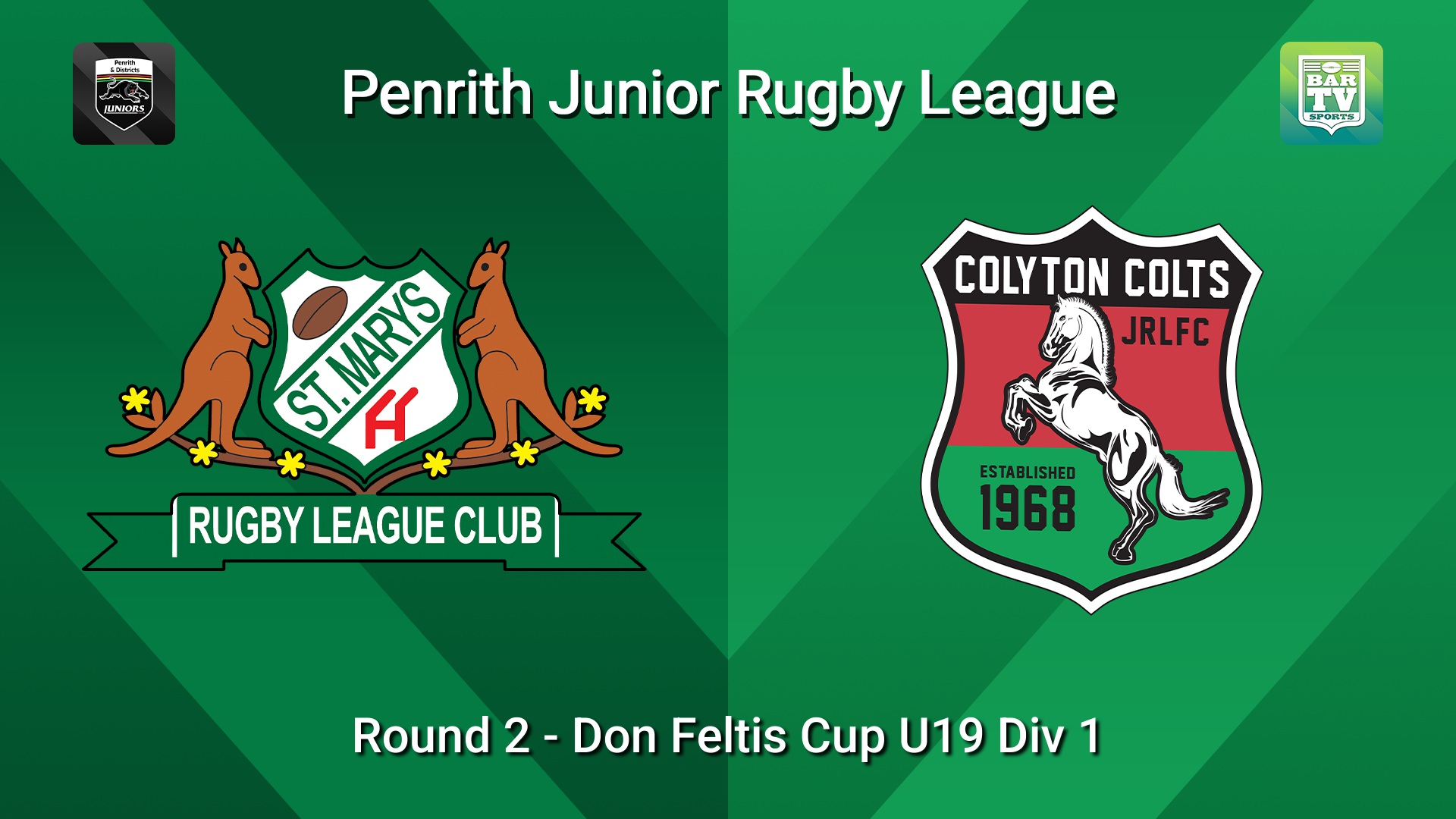 260411-video-Penrith & District Junior Rugby League Round 2 - Don Feltis Cup U19 Div 1 - St Marys v Colyton Slate Image