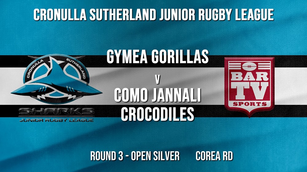 Cronulla JRL Round 3 - Open Silver - Gymea Gorillas v Como Jannali Crocodiles Slate Image