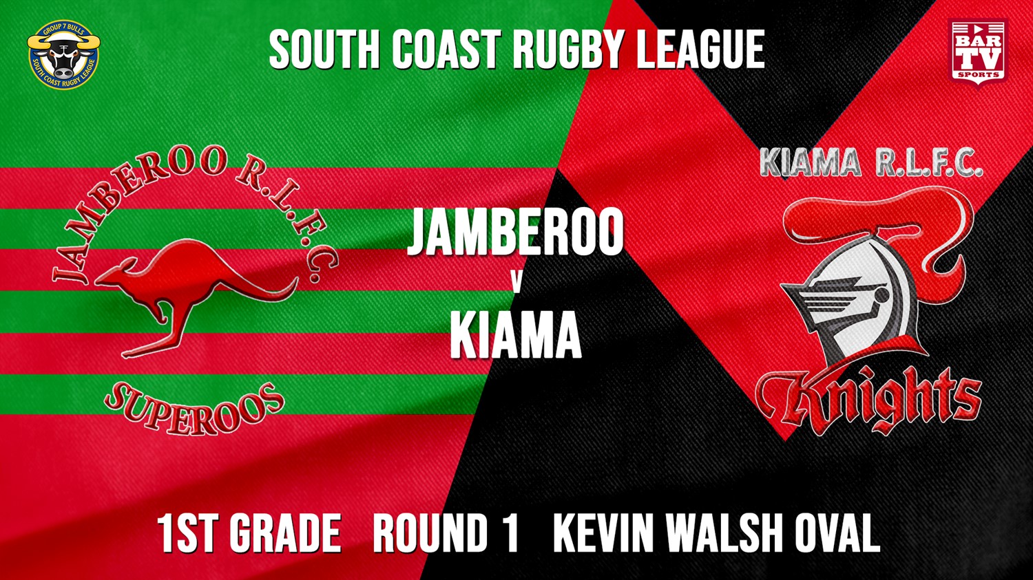 Group 7 South Coast Rugby League Round 1 - 1st Grade - Jamberoo v Kiama Knights Slate Image