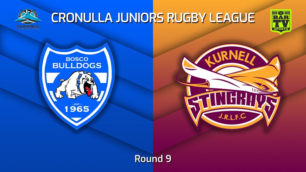 220702-Cronulla Juniors Round 9 - St John Bosco Bulldogs v Kurnell Stingrays Slate Image