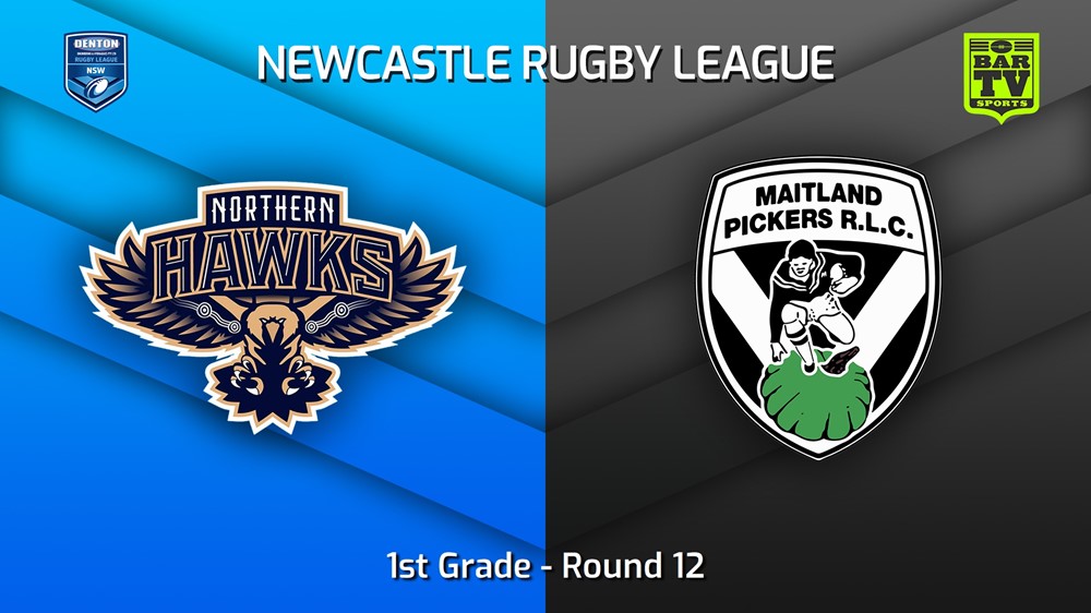 230618-Newcastle RL Round 12 - 1st Grade - Northern Hawks v Maitland Pickers Minigame Slate Image