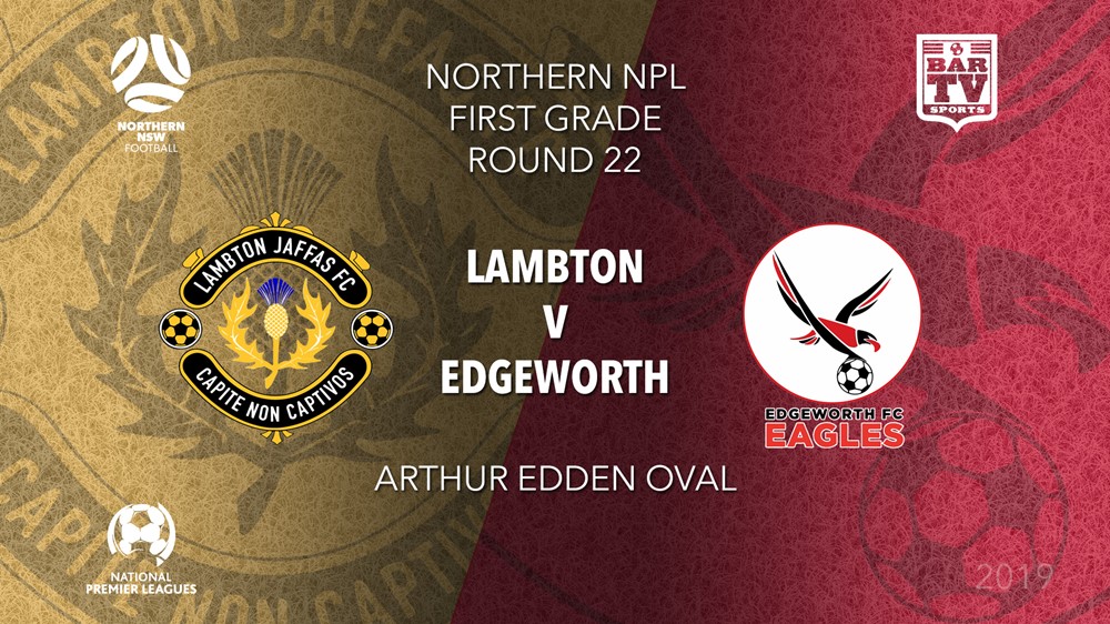 NPL - NNSW Lambton Jaffas FC v Edgeworth Eagles FC Slate Image