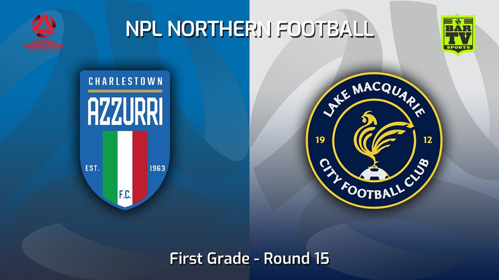 230618-NNSW NPLM Round 15 - Charlestown Azzurri FC v Lake Macquarie City FC Minigame Slate Image