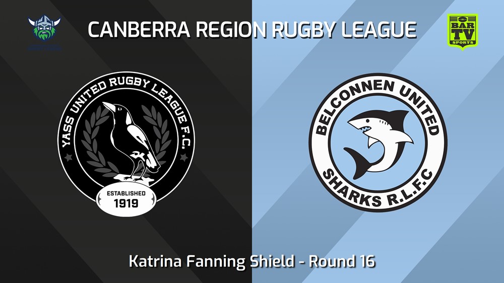 240803-video-Canberra Round 16 - Katrina Fanning Shield - Yass Magpies v Belconnen United Sharks Slate Image