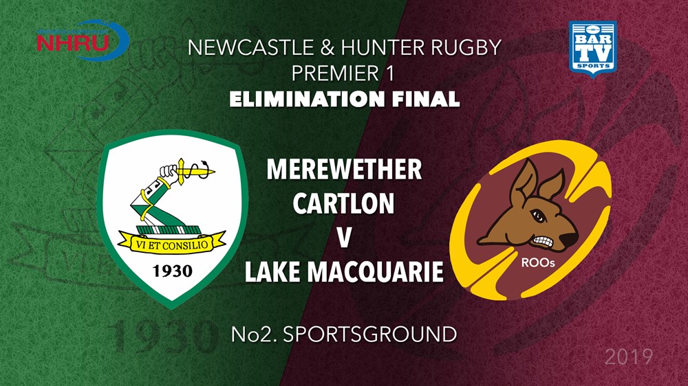 NHRU Elimination Semi Final - Premier 1 - Merewether Carlton v Lake Macquarie Slate Image