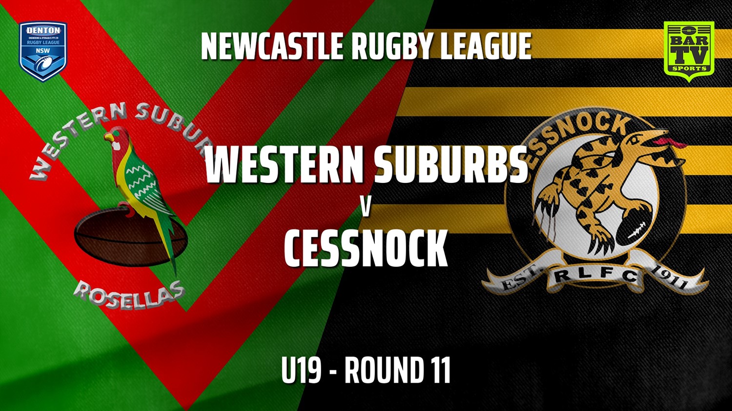 210612-Newcastle Round 11 - U19 - Western Suburbs Rosellas v Cessnock Goannas Slate Image