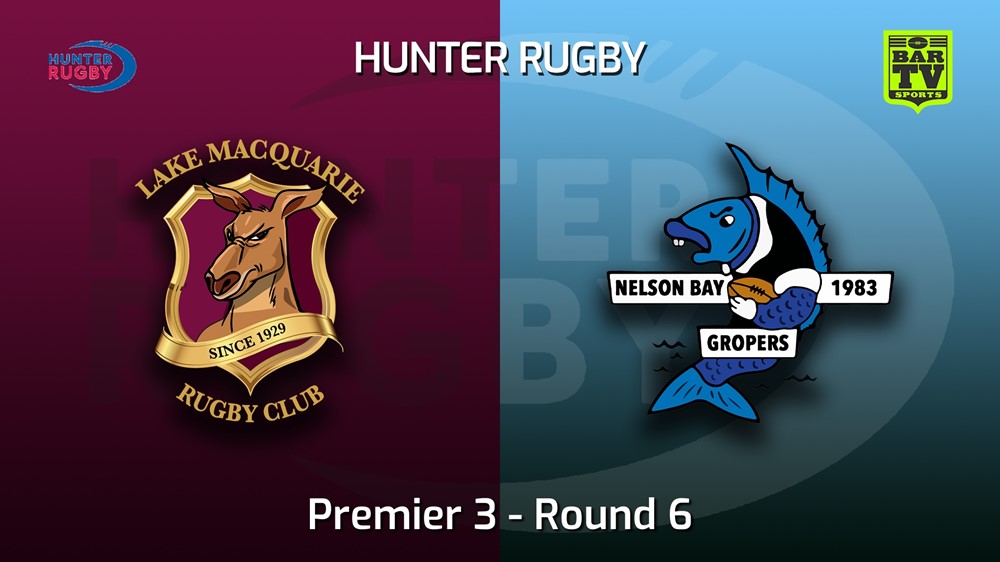 220528-Hunter Rugby Round 6 - Premier 3 - Lake Macquarie v Nelson Bay Gropers Minigame Slate Image