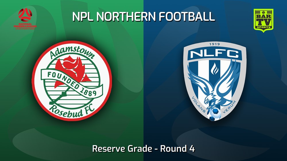 230325-NNSW NPLM Res Round 4 - Adamstown Rosebud FC Res v New Lambton FC (Res) Minigame Slate Image