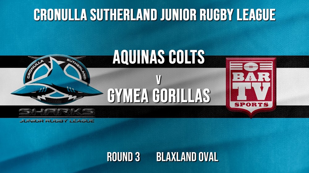 Cronulla JRL Round 4 - U/6 - Aquinas Colts v Gymea Gorillas (1) Slate Image