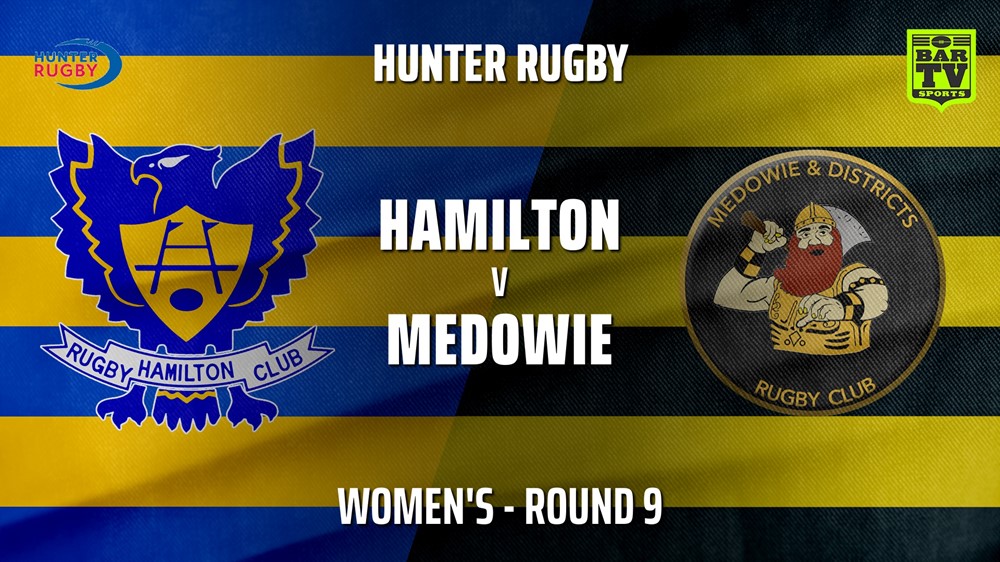210619-Hunter Rugby Round 9 - Women's - Hamilton Hawks v Medowie Marauders Minigame Slate Image