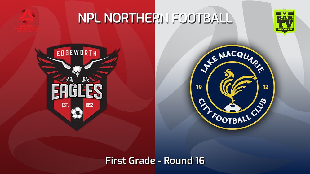 230625-NNSW NPLM Round 16 - Edgeworth Eagles FC v Lake Macquarie City FC Slate Image