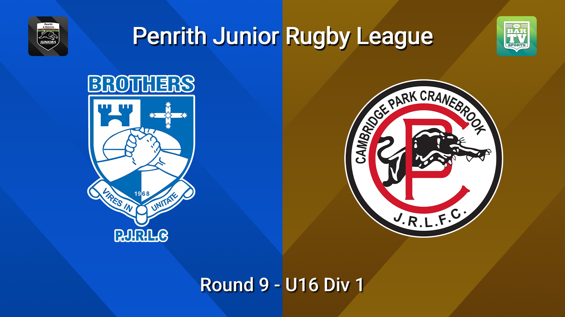 260627-video-Penrith & District Junior Rugby League Round 9 - U16 Div 1 - Brothers v Cambridge Park Slate Image
