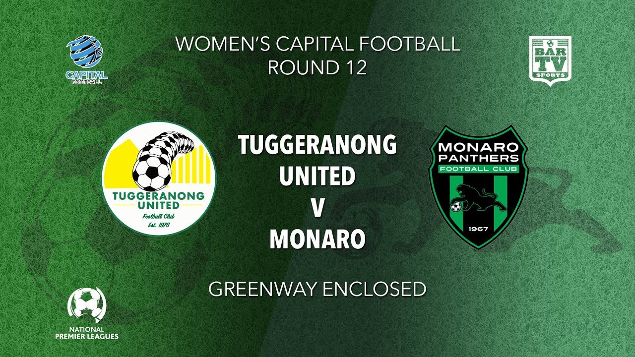 NPL Women - Capital Round 12 - Tuggeranong United FC (women) v Monaro Panthers FC (women) Slate Image