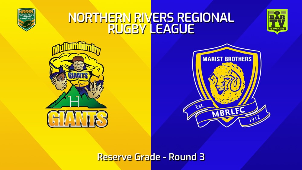 240421-video-Northern Rivers Round 3 - Reserve Grade - Mullumbimby Giants v Lismore Marist Brothers Minigame Slate Image