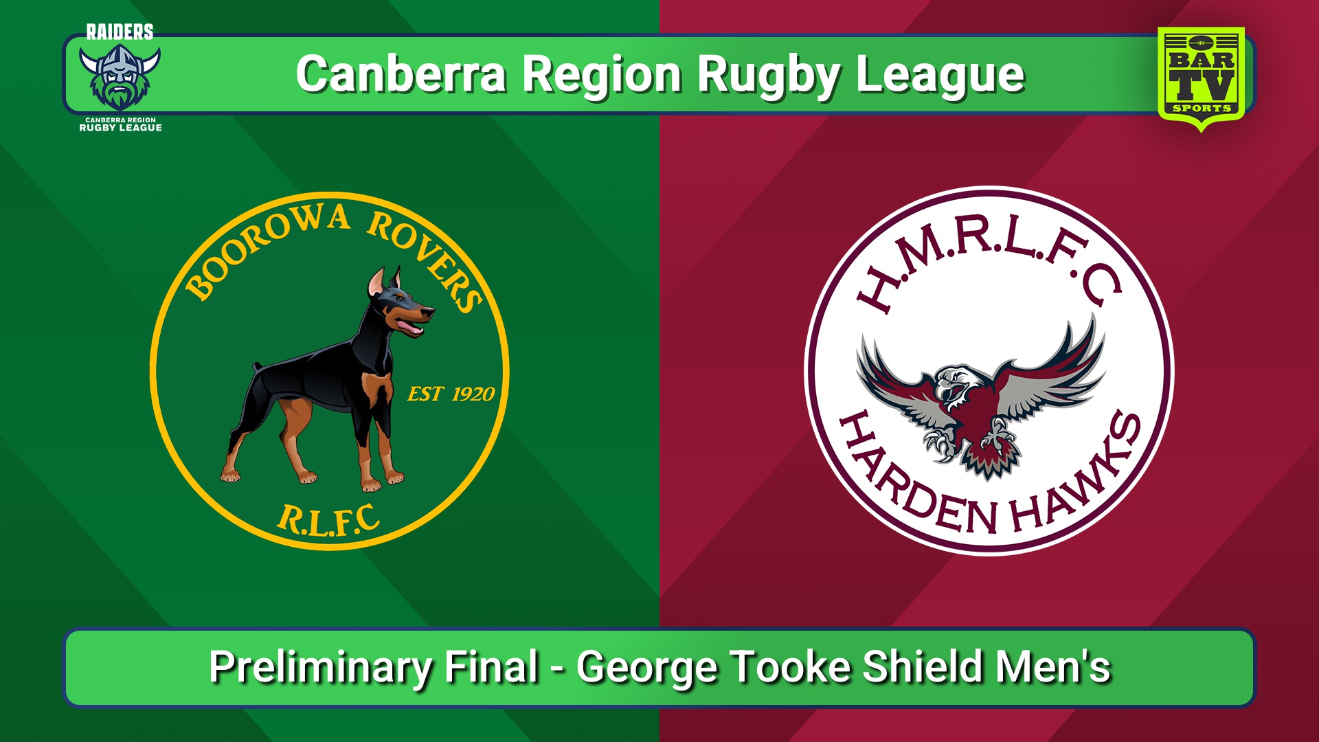 250913-video-Canberra Preliminary Final - George Tooke Shield Men's - Boorowa Rovers v Harden Hawks Slate Image