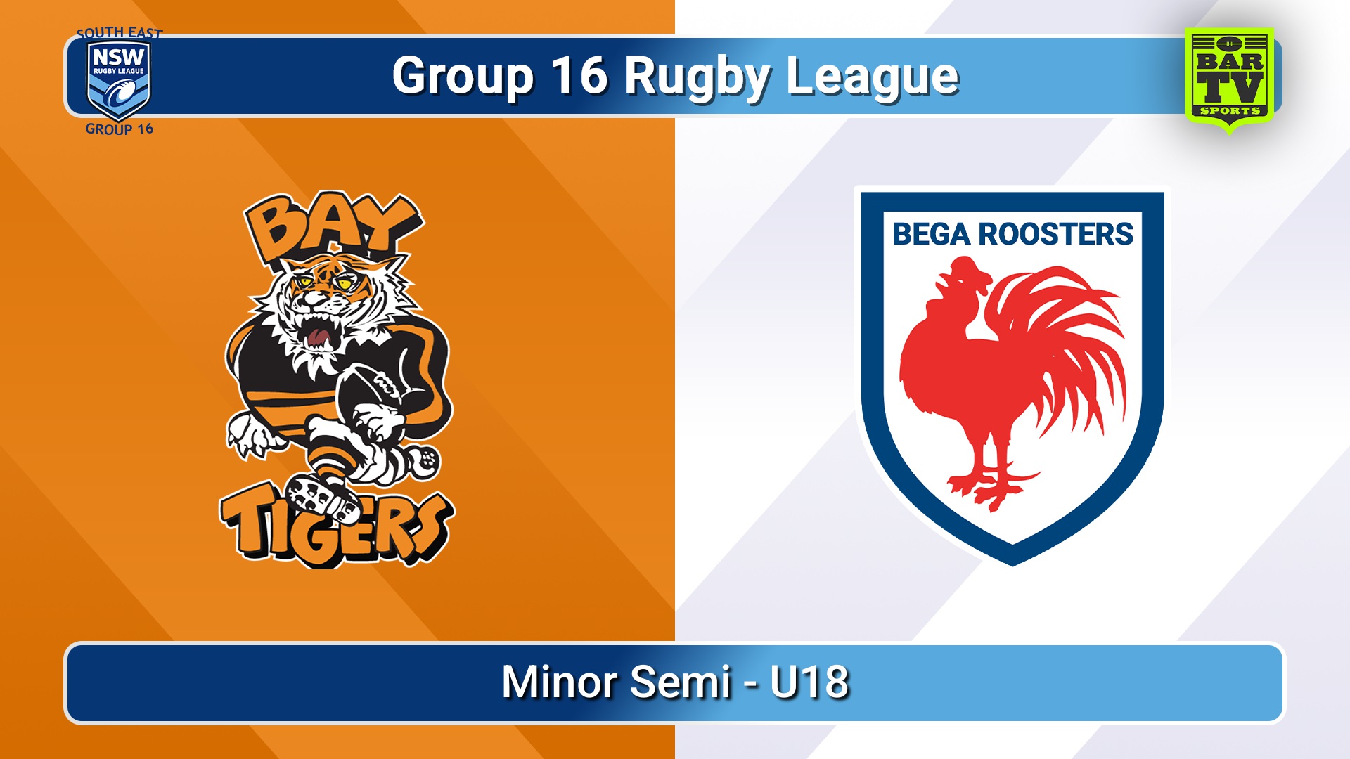 260815-video-Group 16 Rugby League  Minor Semi - U18 - Bateman's Bay Tigers v Bega Roosters Slate Image