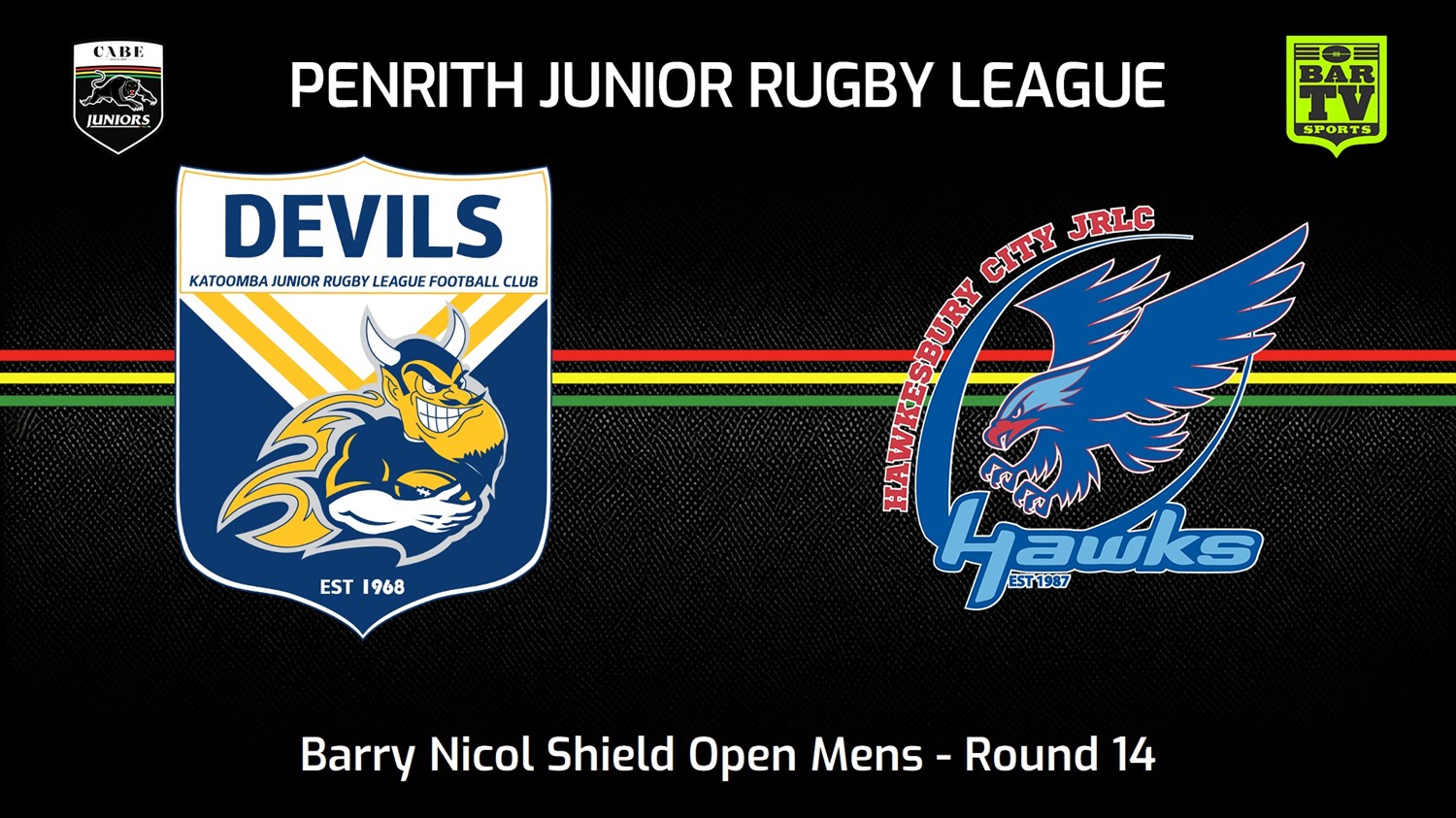 240727-video-Penrith & District Junior Rugby League Round 14 - Barry Nicol Shield Open Mens - Katoomba Devils v Hawkesbury City Slate Image