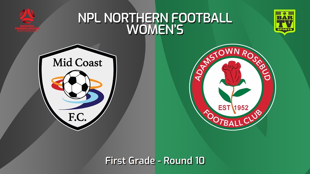 240804-video-NNSW NPLW Round 10 - Mid Coast FC W v Adamstown Rosebud JFC W Slate Image