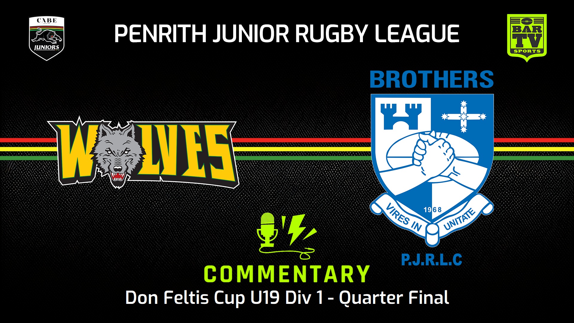 240818-video-Penrith & District Junior Rugby League Quarter Final - Don Feltis Cup U19 Div 1 - Windsor Wolves v Brothers Slate Image