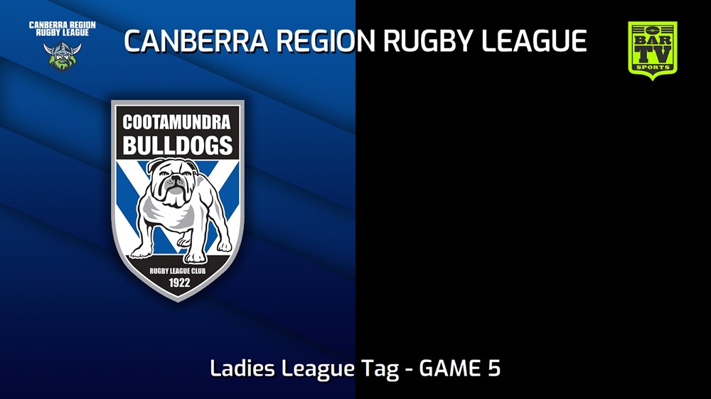 230401-Canberra GAME 5 - Ladies League Tag - Cootamundra Bulldogs v Bega Roosters Slate Image