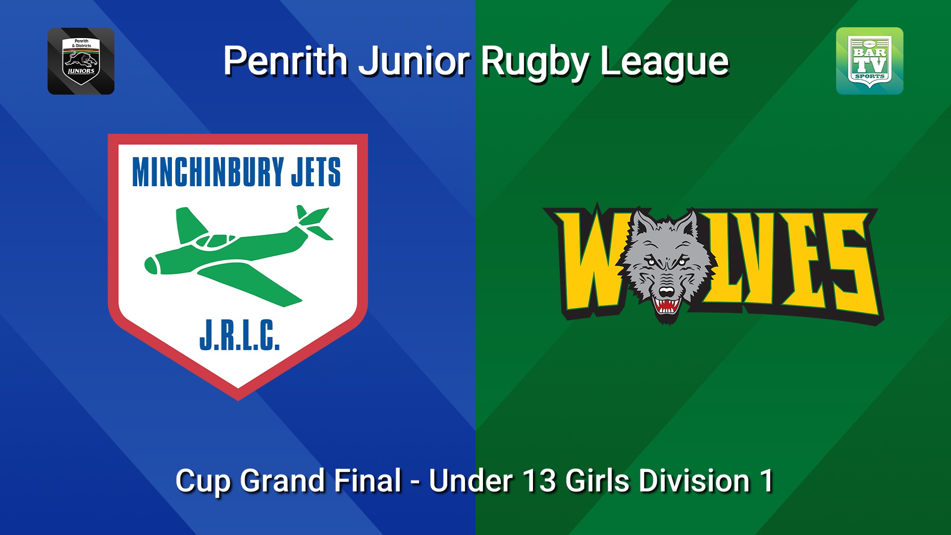 260829-video-Penrith & District Junior Rugby League Cup Grand Final - Under 13 Girls Division 1 - Minchinbury v Windsor Wolves Slate Image