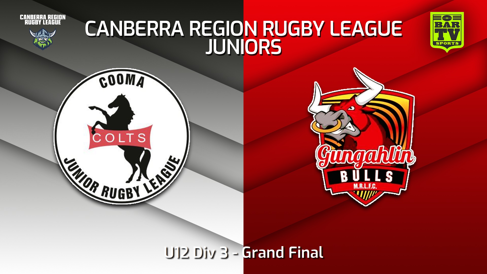 240914-video-Canberra Region Rugby League Juniors Grand Final - U12 Div 3 - Cooma Colts Juniors v Gungahlin Bulls Juniors Slate Image