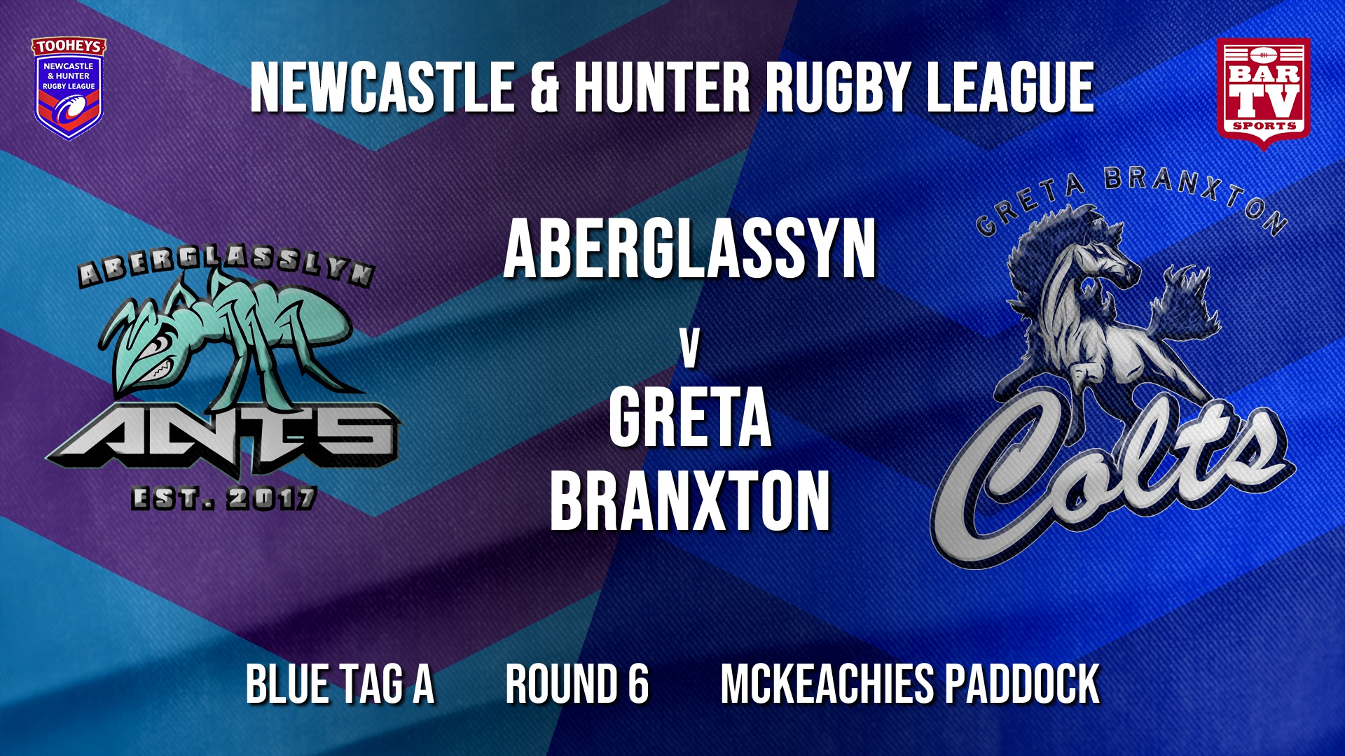 NHRL Round 6 - Blue Tag A - Aberglassyn Ants v Greta Branxton Colts Slate Image