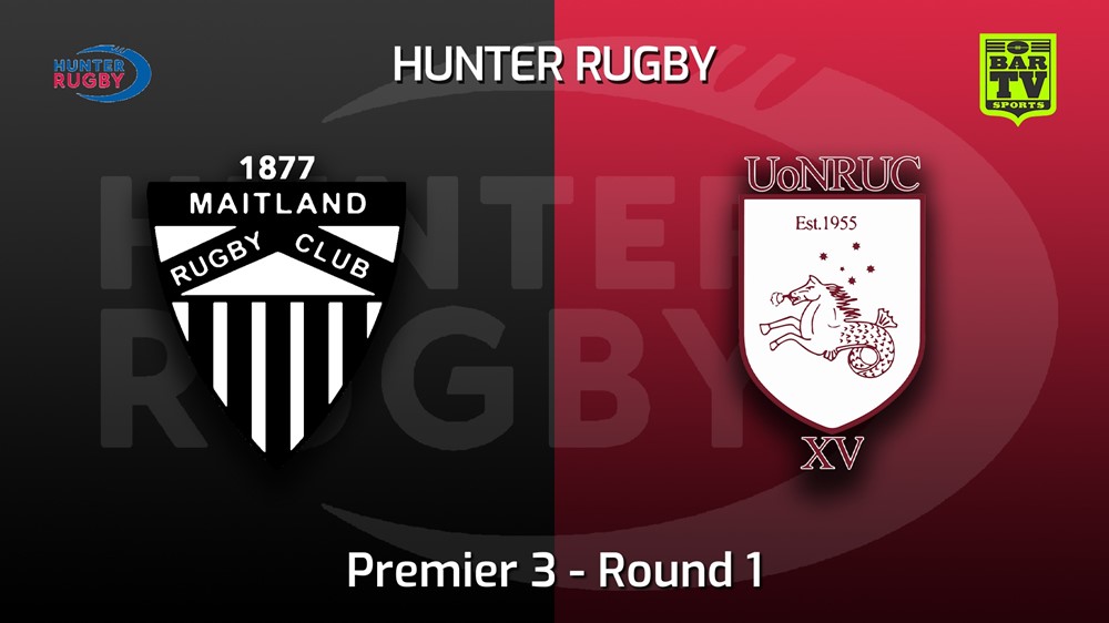 220423-Hunter Rugby Round 1 - Premier 3 - Maitland v University Of Newcastle Slate Image