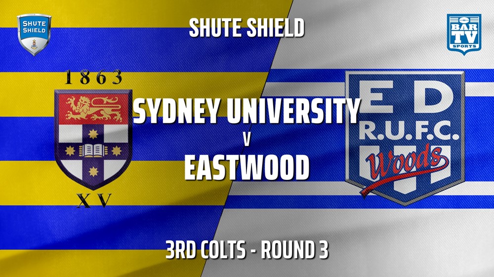 210421-Shute Shield Round 3 - 3rd Colts - Sydney University v Eastwood Slate Image