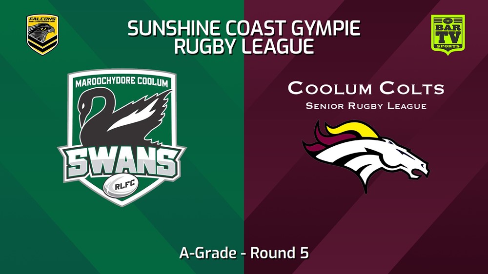 240505-video-Sunshine Coast RL Round 5 - A-Grade - Maroochydore Swans v Coolum Colts Minigame Slate Image