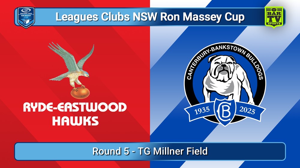 250413-video-Ron Massey Cup Round 5 -  Hawks v Canterbury-Bankstown Bulldogs Slate Image