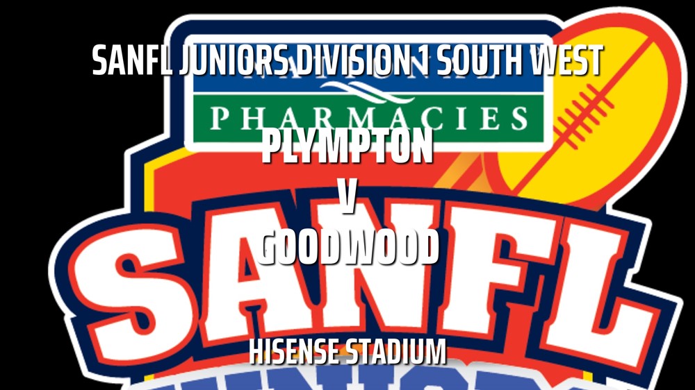 210912-SANFL Juniors Division 1 South West - Under 13 Boys - PLYMPTON v GOODWOOD Minigame Slate Image
