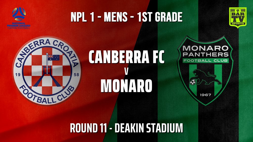 210627-Capital NPL Round 11 - Canberra FC v Monaro Panthers FC Slate Image