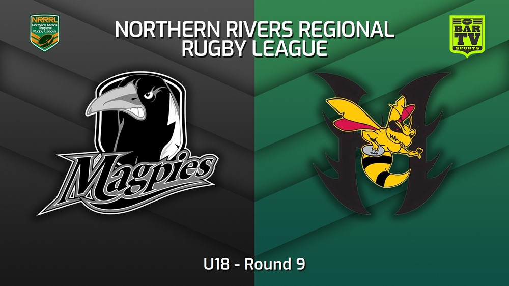 230618-Northern Rivers Round 9 - U18 - Lower Clarence Magpies v Cudgen Hornets Slate Image