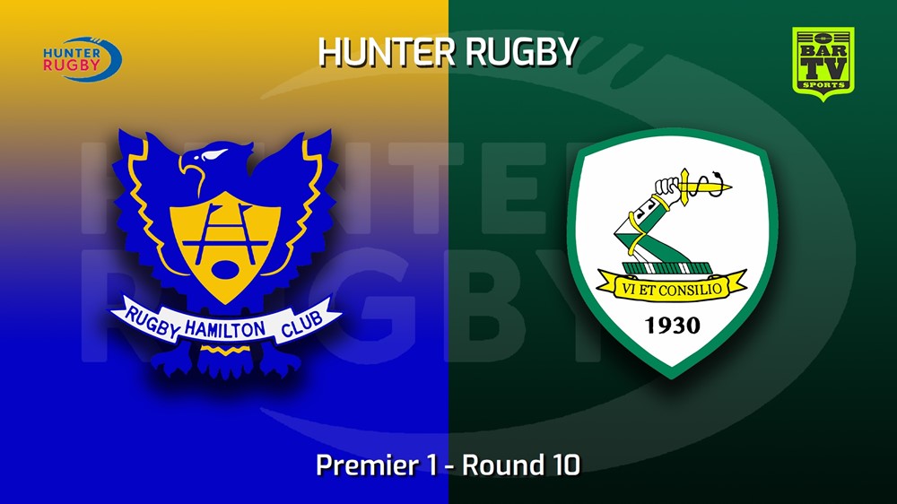 220702-Hunter Rugby Round 10 - Premier 1 - Hamilton Hawks v Merewether Carlton Slate Image