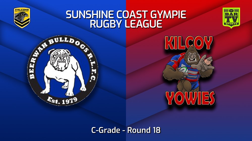 230819-Sunshine Coast RL Round 18 - C-Grade - Beerwah Bulldogs v Kilcoy Yowies Slate Image