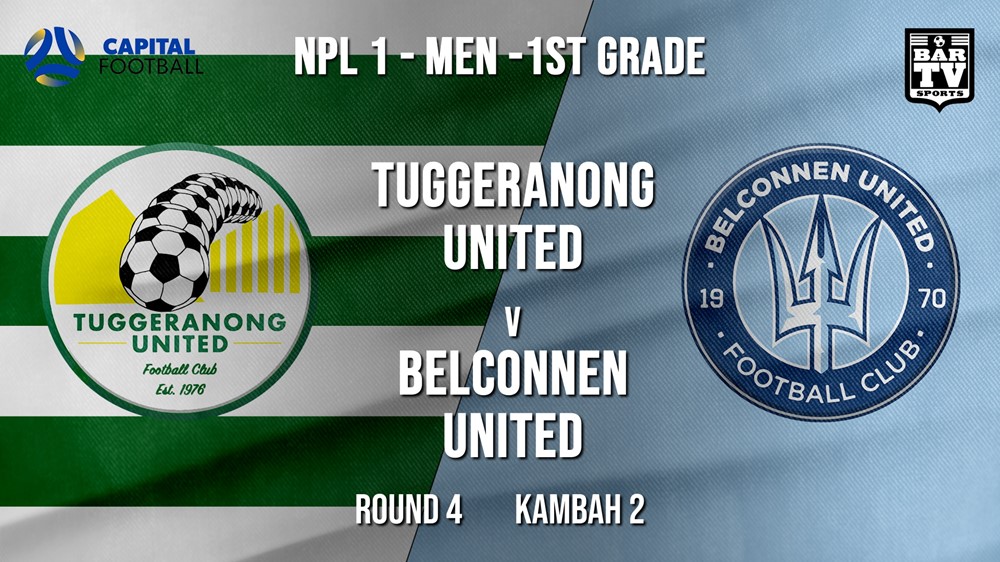 NPL - CAPITAL Round 4 - Tuggeranong United FC v Belconnen United Slate Image