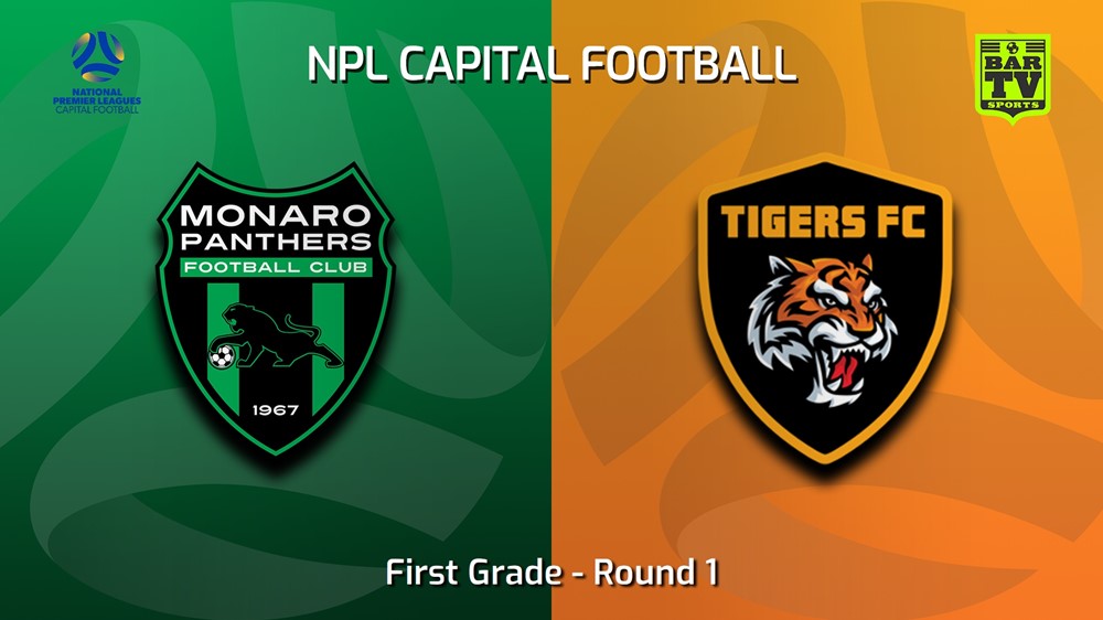 230401-Capital NPL Round 1 - Monaro Panthers v Tigers FC Minigame Slate Image