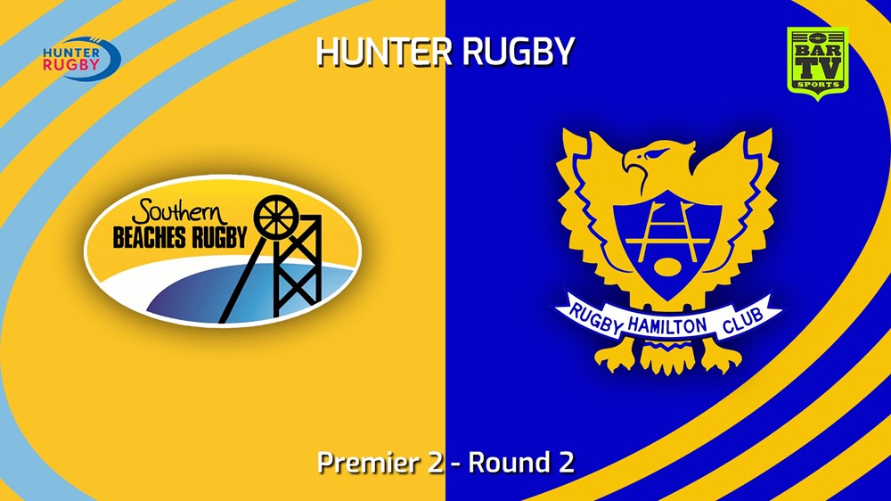 240420-video-Hunter Rugby Round 2 - Premier 2 - Southern Beaches v Hamilton Hawks Slate Image