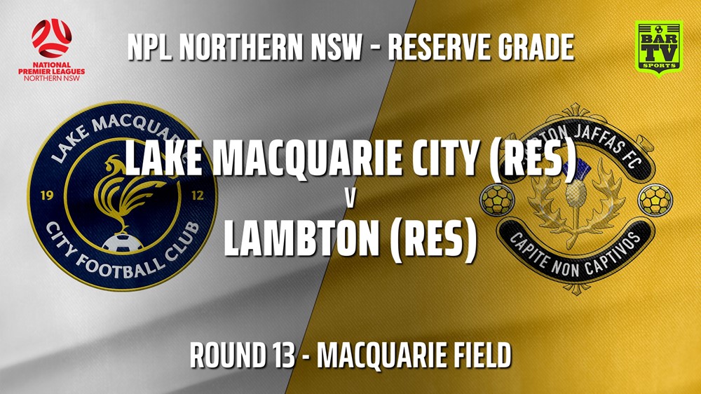 210702-NNSW NPL Res Round 13 - Lake Macquarie City FC v Lambton Jaffas FC Slate Image