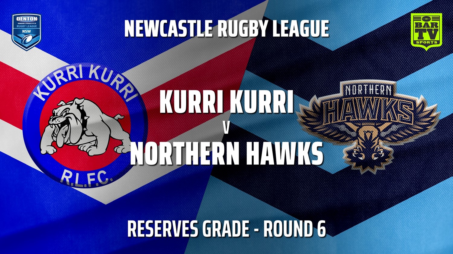 210429-Newcastle Rugby League Round 6 - Reserves Grade - Kurri Kurri Bulldogs v Northern Hawks Slate Image