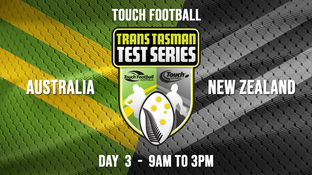 Youth Trans-Tasman Series DAY 3 - Australia v New Zealand Slate Image