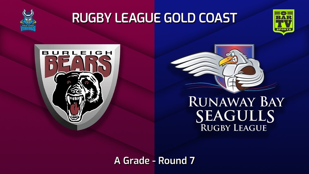 230611-Gold Coast Round 7 - A Grade - Burleigh Bears v Runaway Bay Seagulls Slate Image