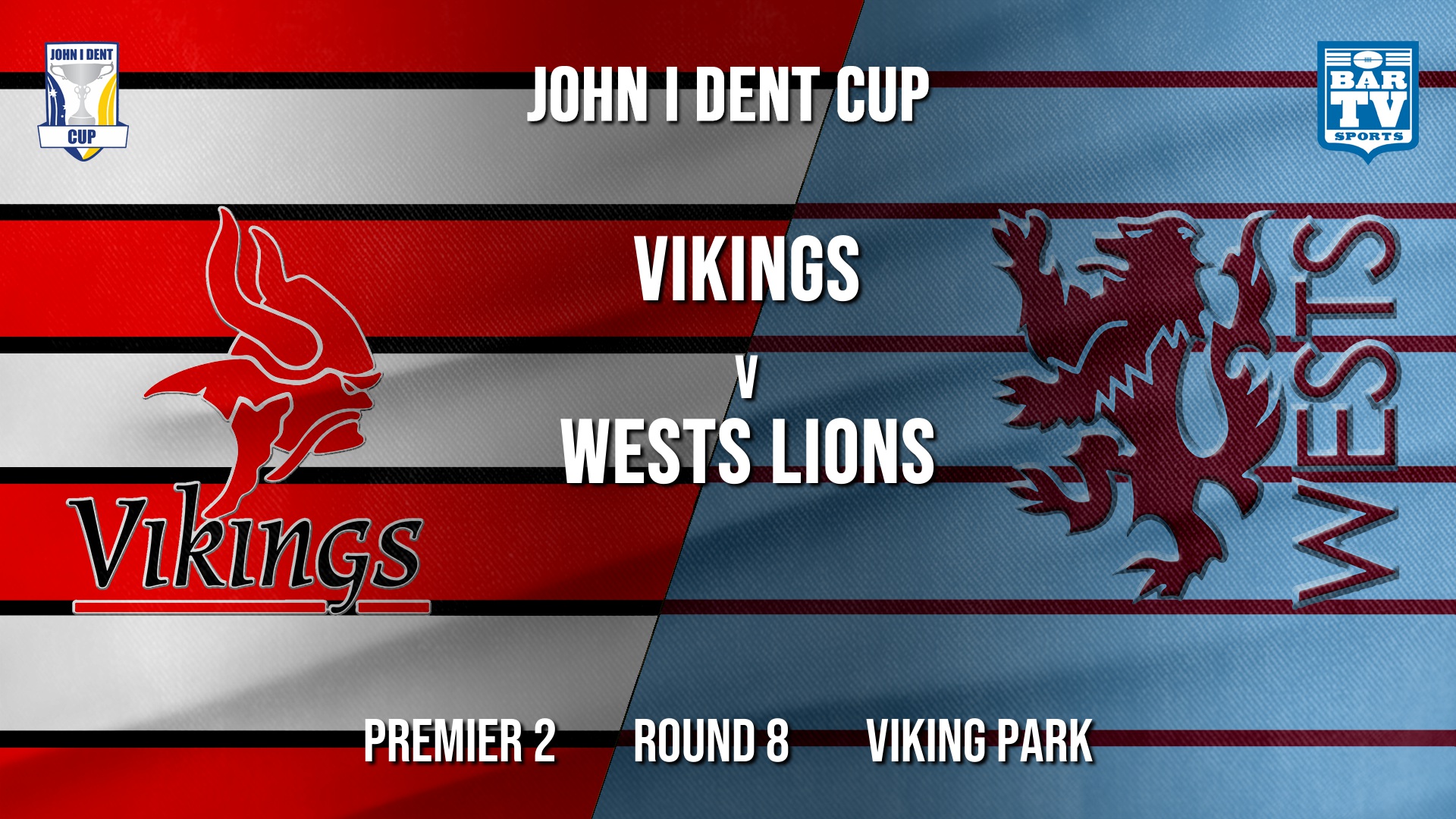 John I Dent Round 8 - Premier 2 - Tuggeranong Vikings v Wests Lions Slate Image