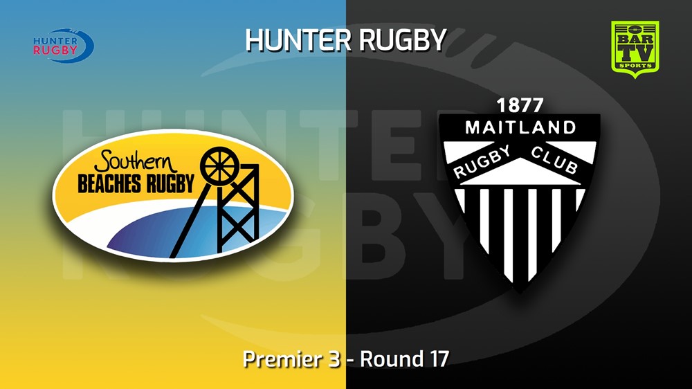 220820-Hunter Rugby Round 17 - Premier 3 - Southern Beaches v Maitland Slate Image