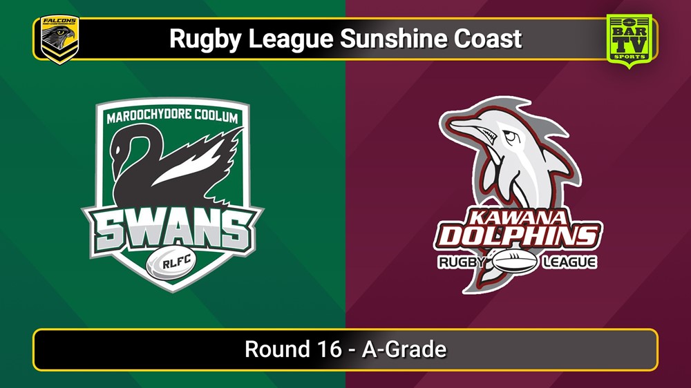 250802-video-Sunshine Coast RL Round 16 - A-Grade - Maroochydore Swans v Kawana Dolphins Slate Image