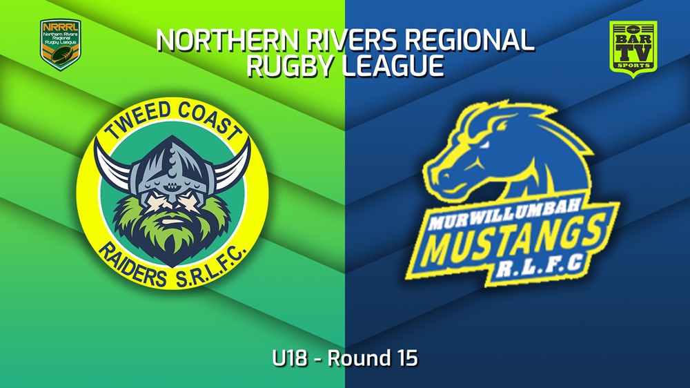 230806-Northern Rivers Round 15 - U18 - Tweed Coast Raiders v Murwillumbah Mustangs Minigame Slate Image
