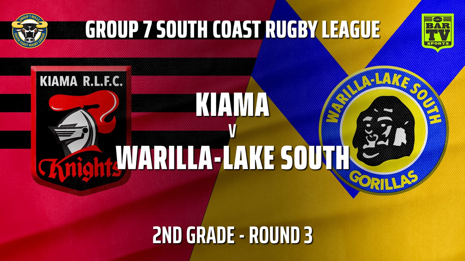 210502-Group 7 RL Round 3 - 2nd Grade - Kiama Knights v Warilla-Lake South Minigame Slate Image