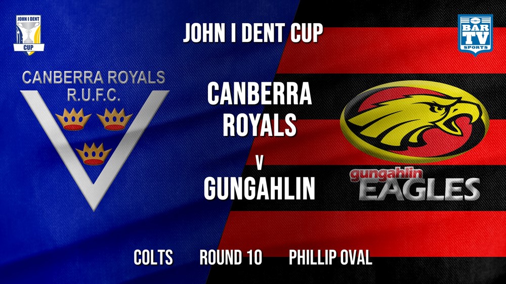 John I Dent Round 10 - Colts - Canberra Royals v Gungahlin Eagles Slate Image