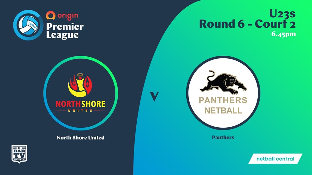 NSW Prem League Round 6 - Court 2 - U23s - North Shore United v Panthers Slate Image